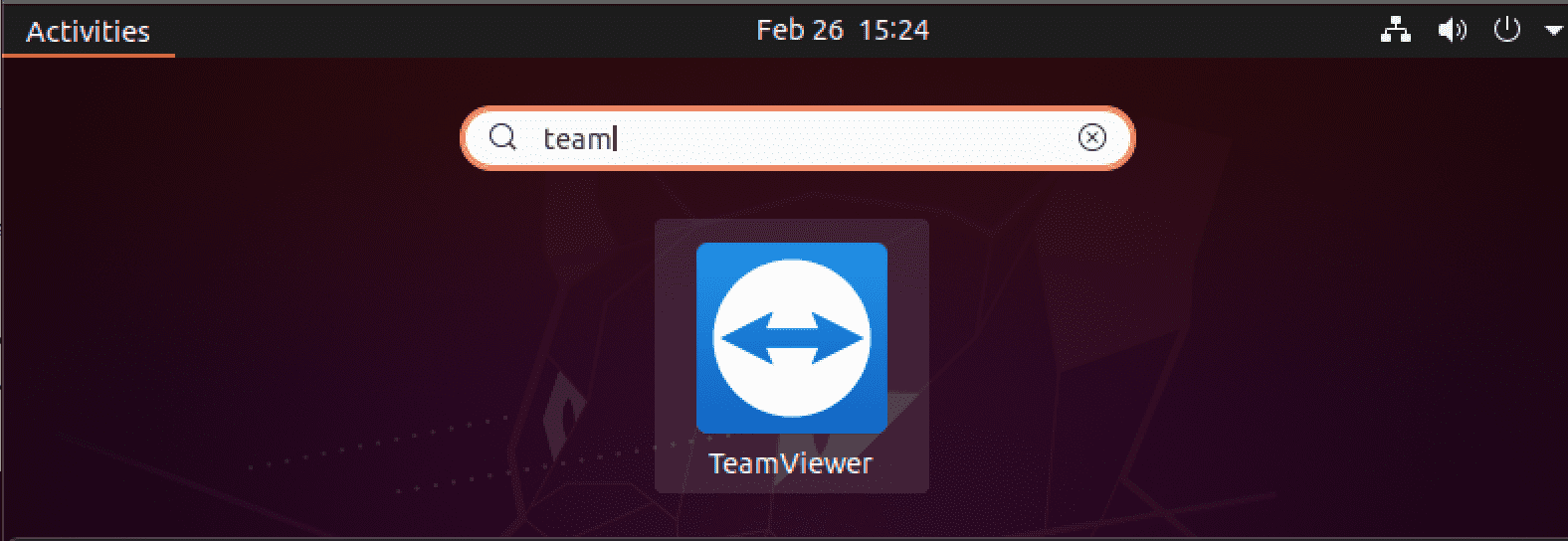 launch teamviewer