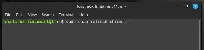 Refreshing the Chromium package