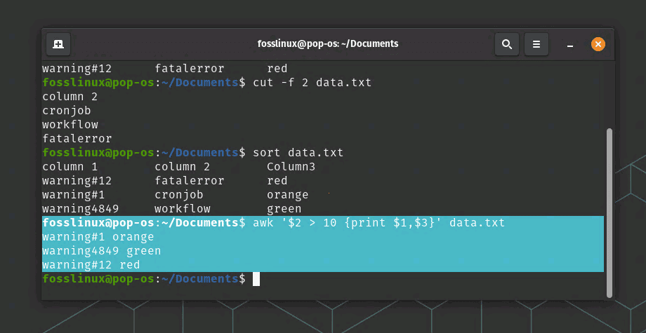 print command usage