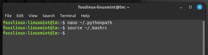 Applying changes to bashrc