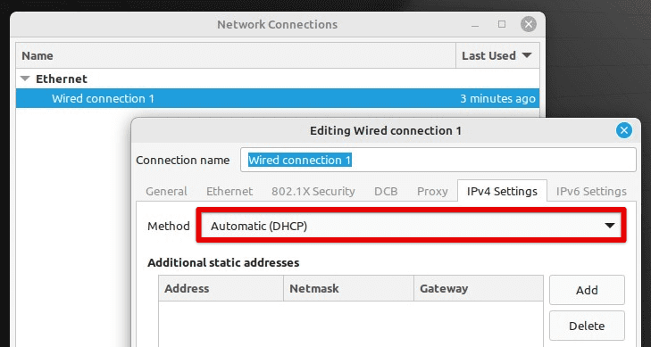 Configuring DHCP