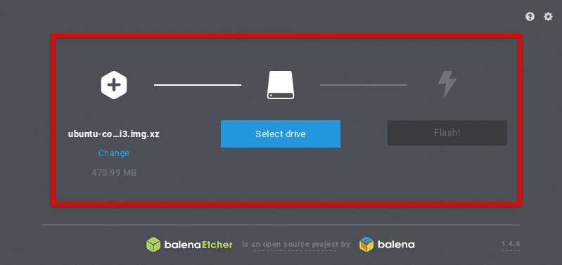 Creating a bootable USB drive with Etcher