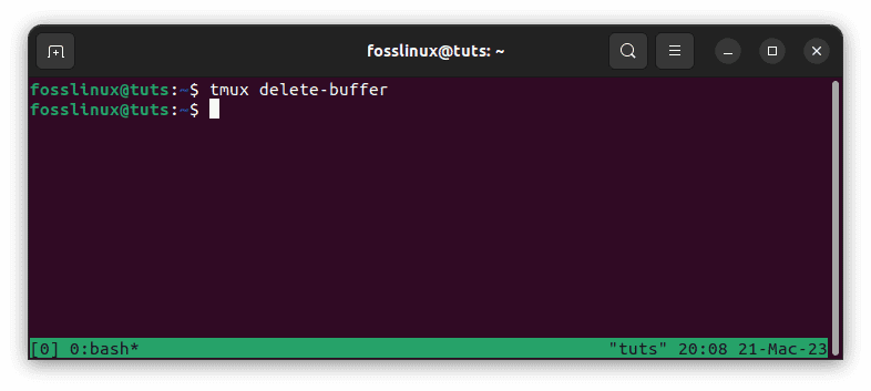 delete buffer