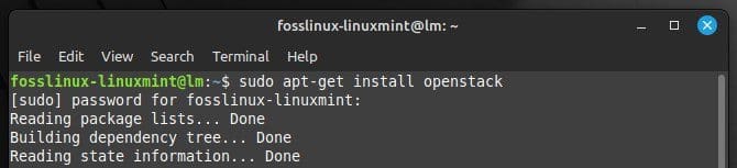 Installing openstack