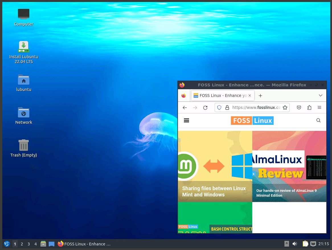 lubuntu 22.04 lts desktop