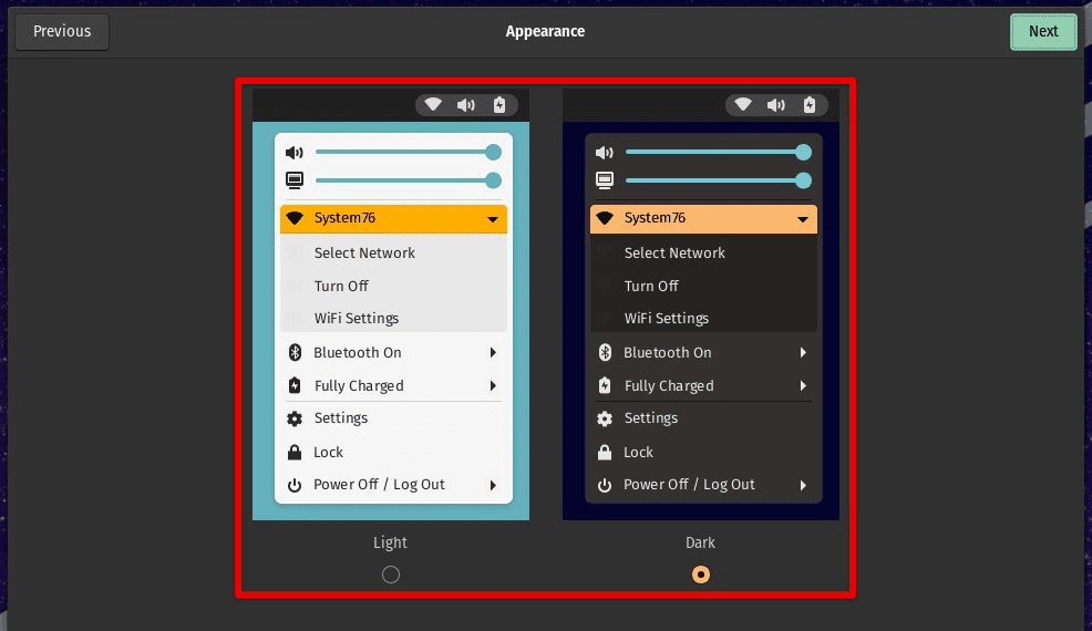 Pop!_OS theme