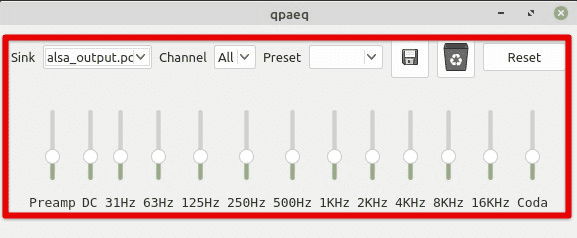 PulseAudio equalizer