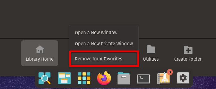 Removing from Favorites