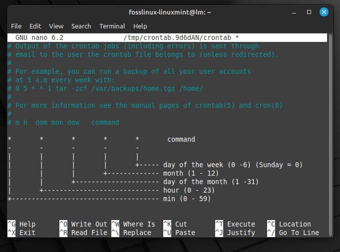 Schedule syntax for cron jobs