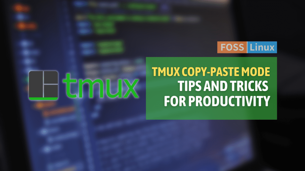 tmux copy paste mode tips