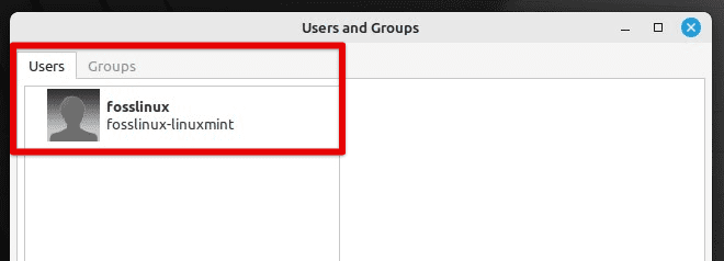 Users and groups in Linux Mint