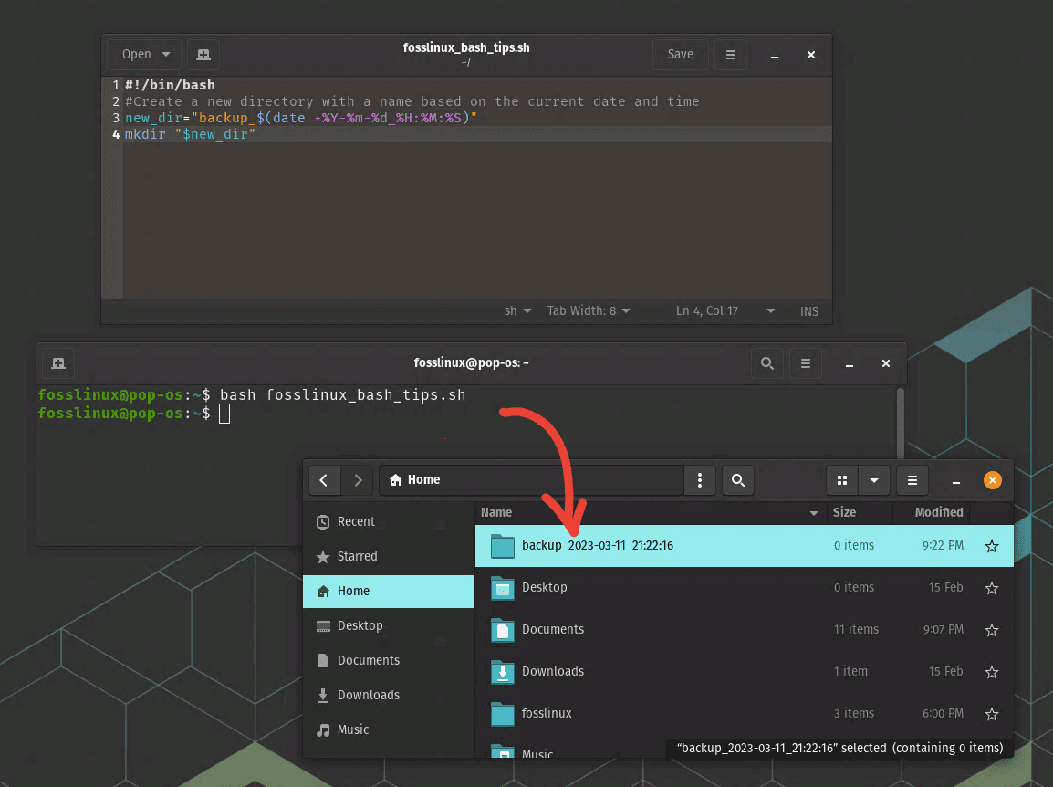 using braces for variables