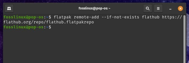 Adding Flathub to your system