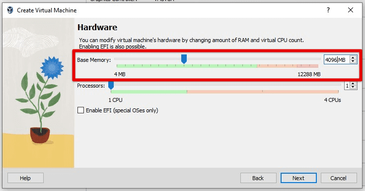 Allocating memory and storage