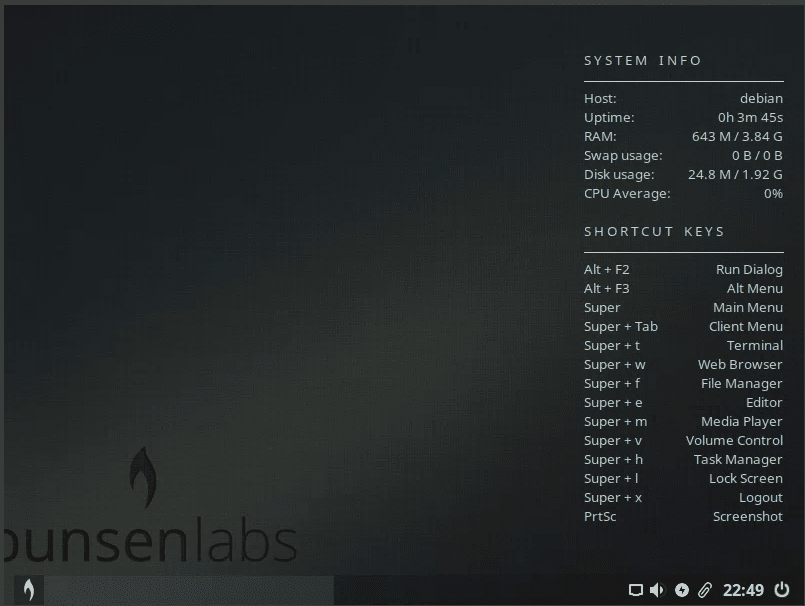 bunsenlabs desktop