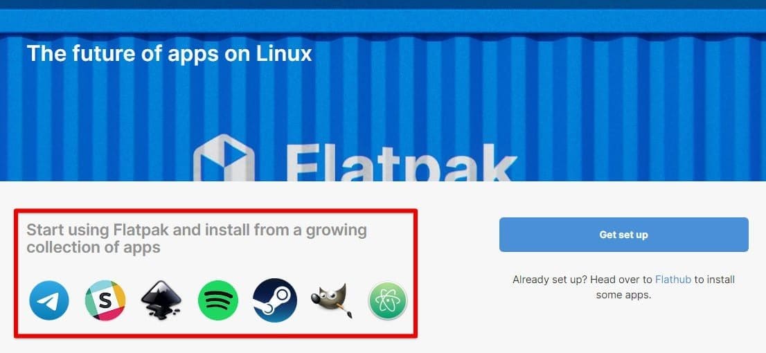 Flatpak package management