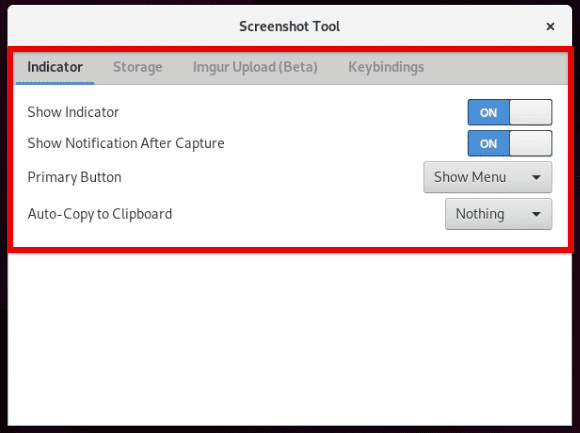 GNOME screenshot tool