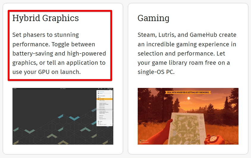 Graphics support
