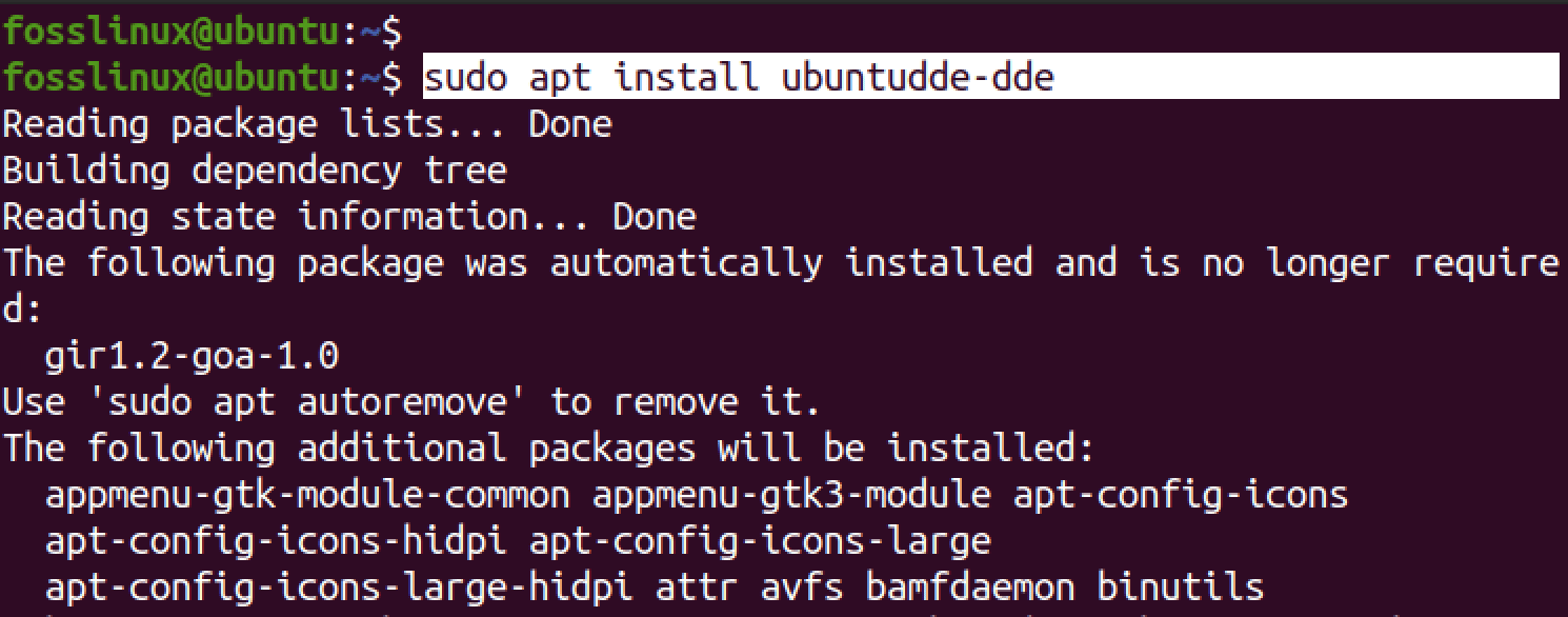 install deepin desktop environment