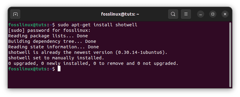 install shotwell