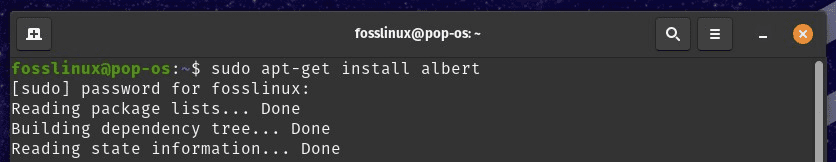 Installing Albert on Pop!_OS