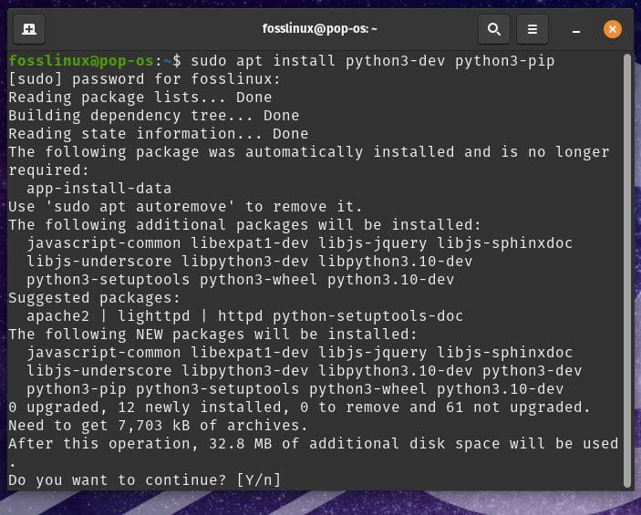 Installing additional Python packages