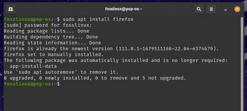 Installing software