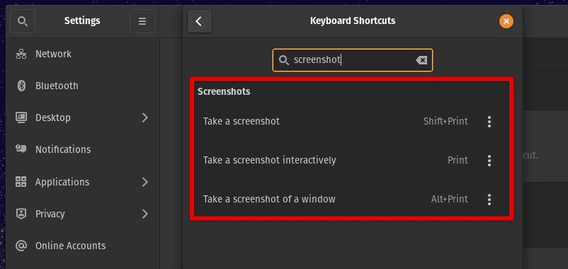 Keyboard shortcuts