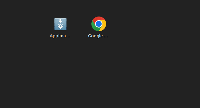launch google chrome from activities menu