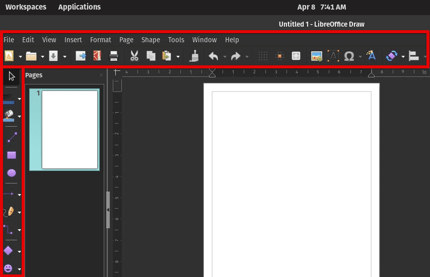 LibreOffice application