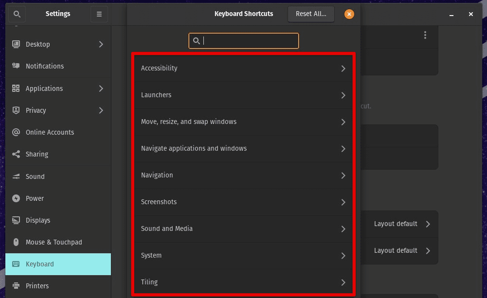 Pop!_OS keyboard shortcuts