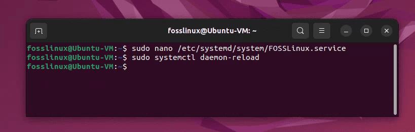 reload systemd