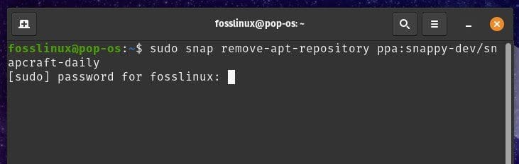 Removing a repository