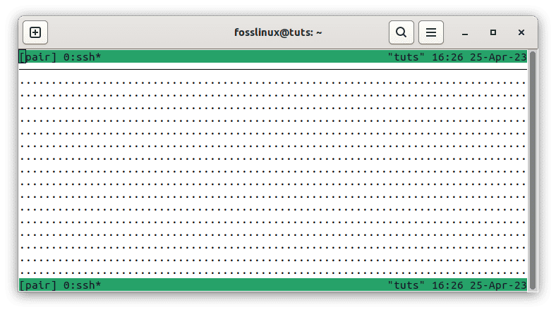 share tmux session