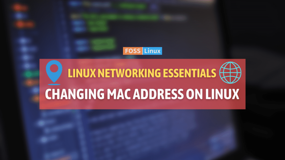 change mac address linux