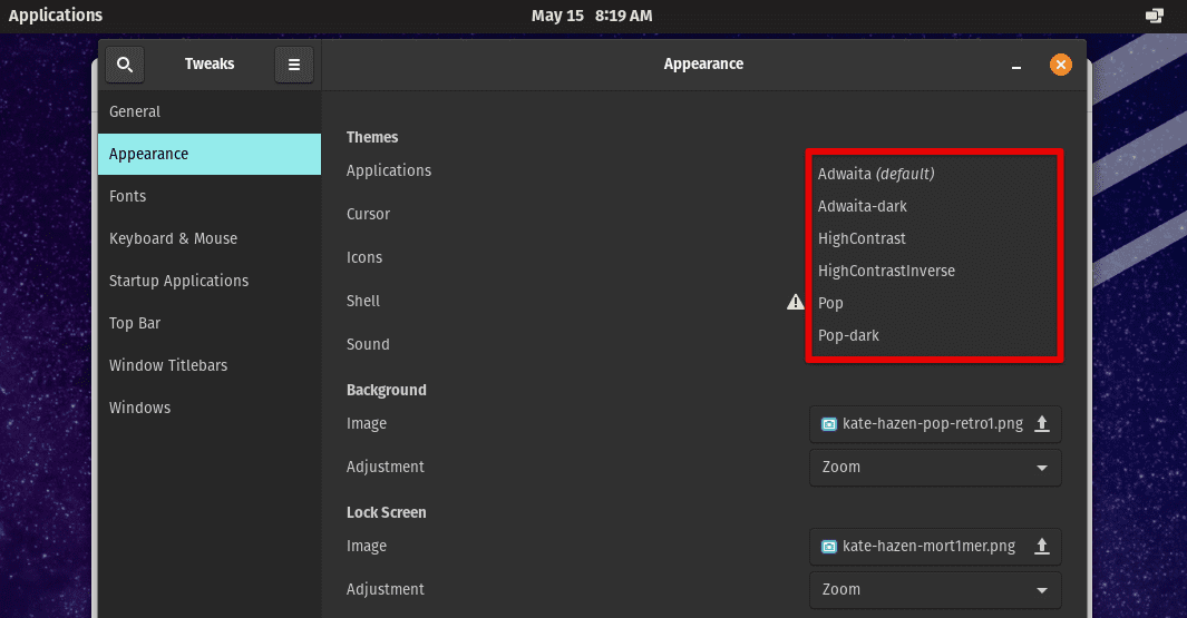 Customizing Your Pop!_OS System with Themes and Icons
