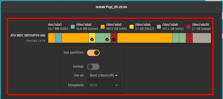 Bootloader installation