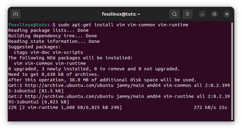 install vim