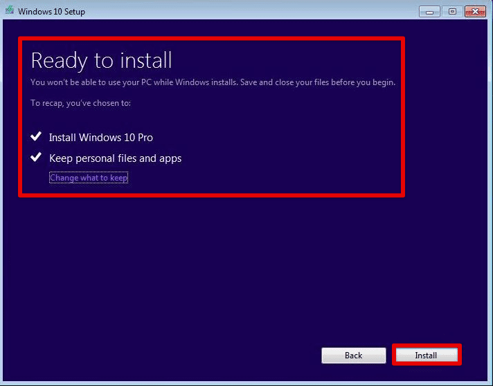 Installing Windows