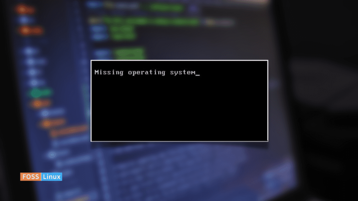 missing operating system error fix missing operating system error fix