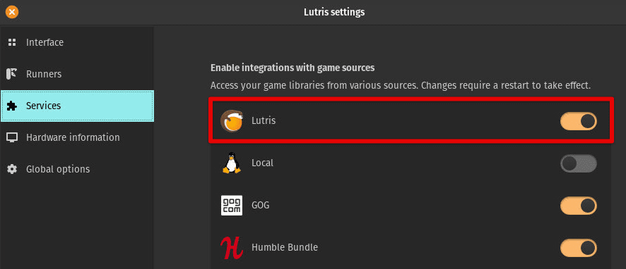 Configuring Lutris