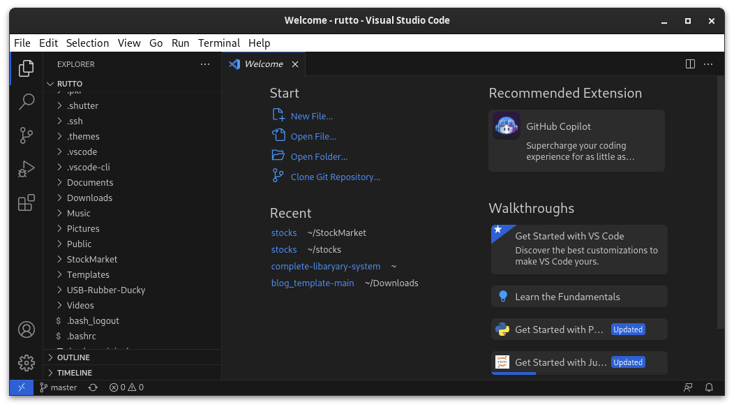 install visual studio code