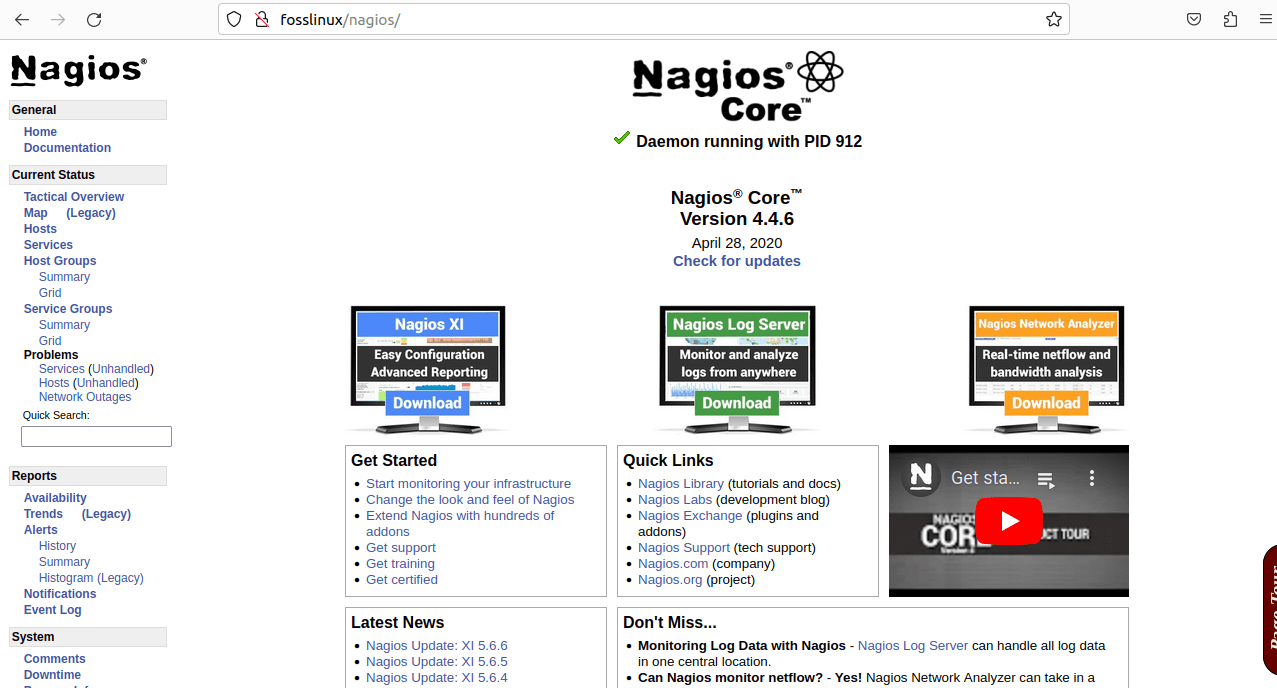 nagios successful login