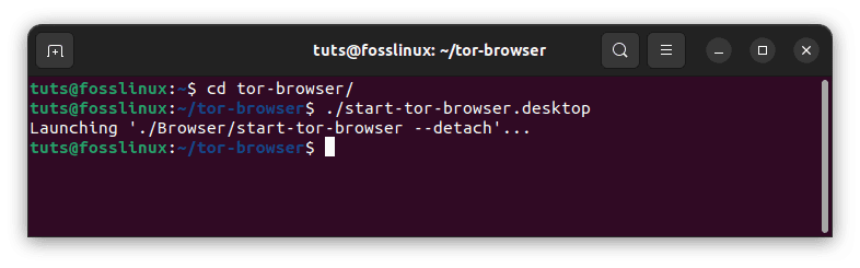 start tor browser