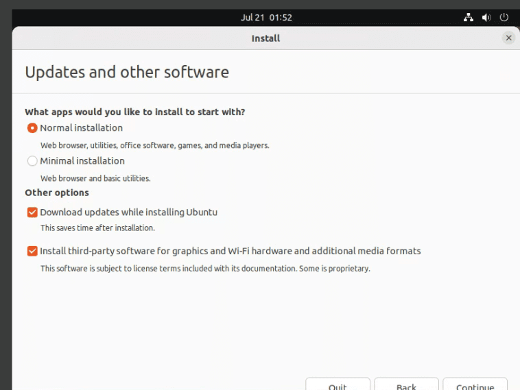 ubuntu's proprietary software support