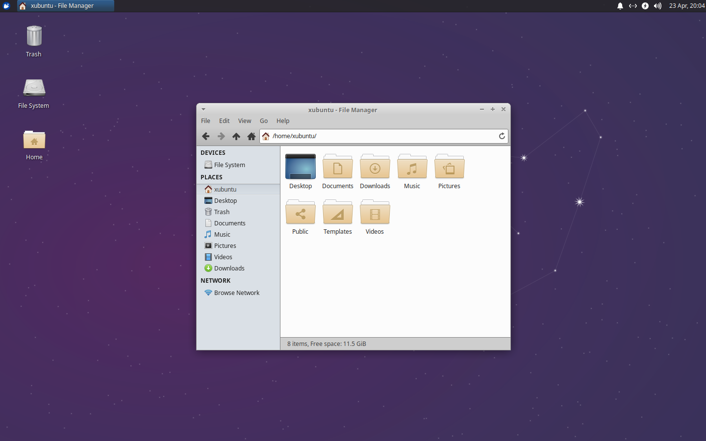 xbuntu desktop