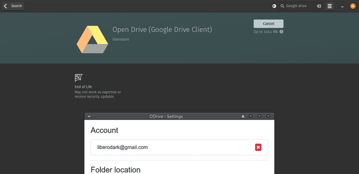 download and install open drive a google drive client