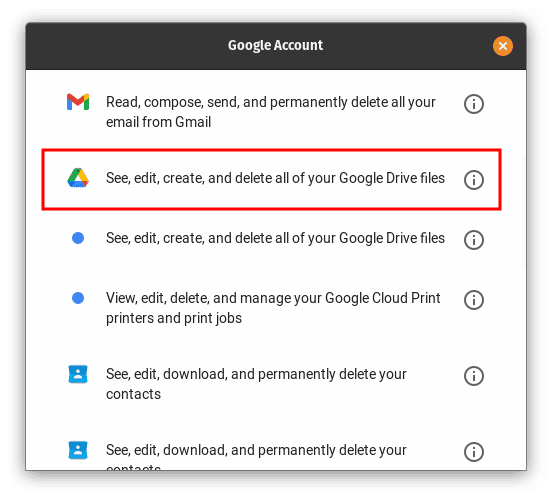 sync your google drive files