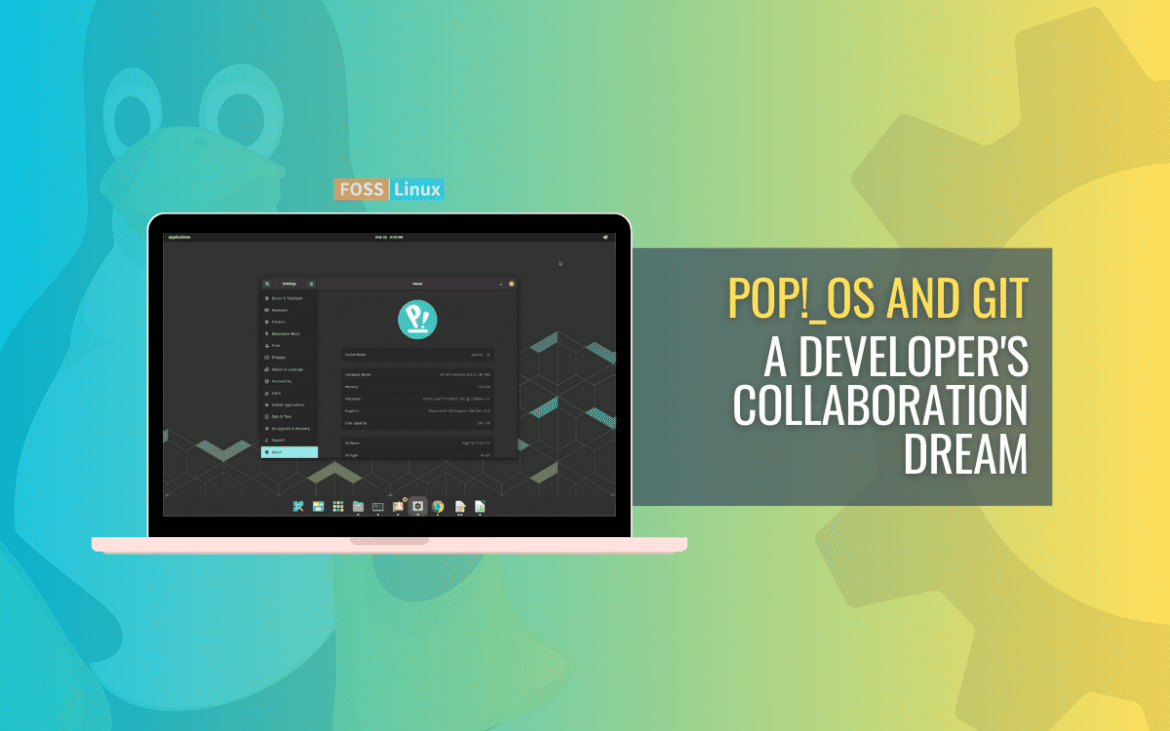 using git with pop! os