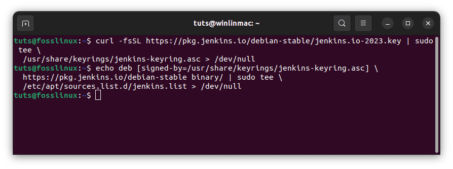 add jenkins repo and key